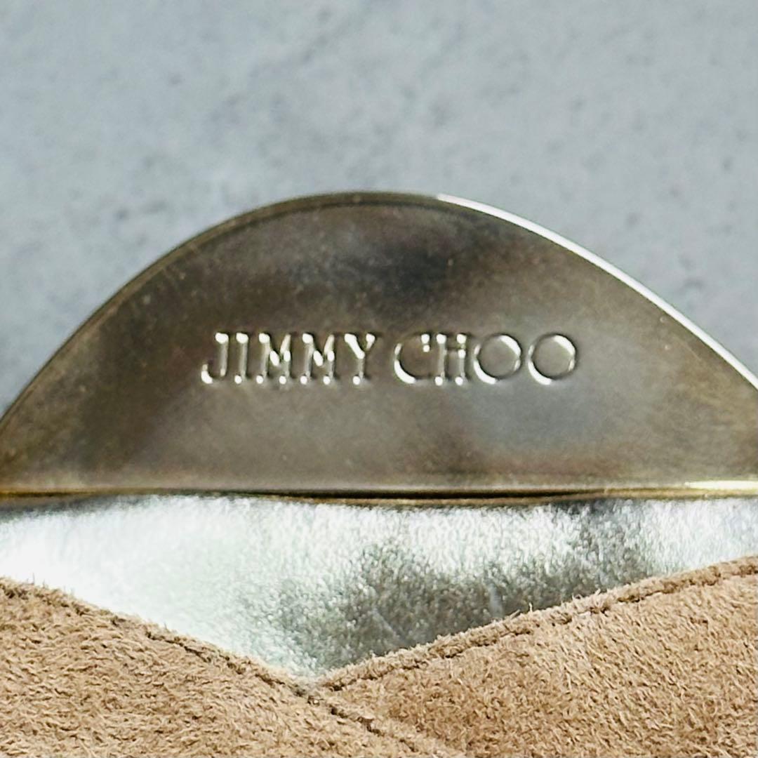 Jimmy Choo スエード クロスストラップ　ウェッジソールサンダル 10