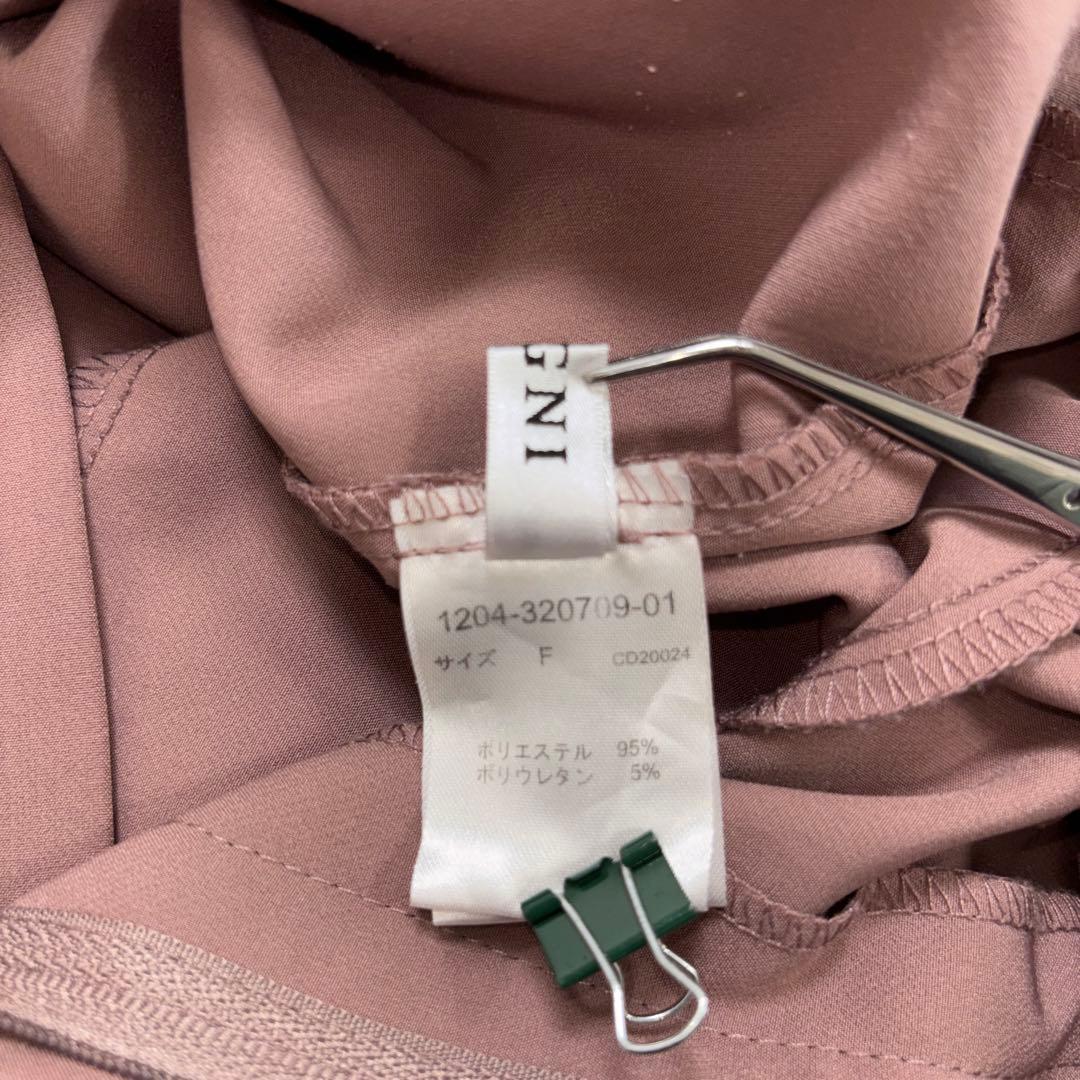 INGNI ハイウェストワイドパンツ F くすりピンク　d693 17