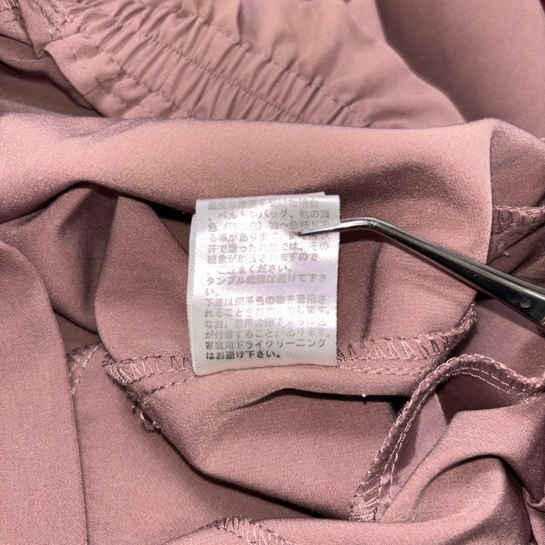 INGNI ハイウェストワイドパンツ F くすりピンク　d693 19