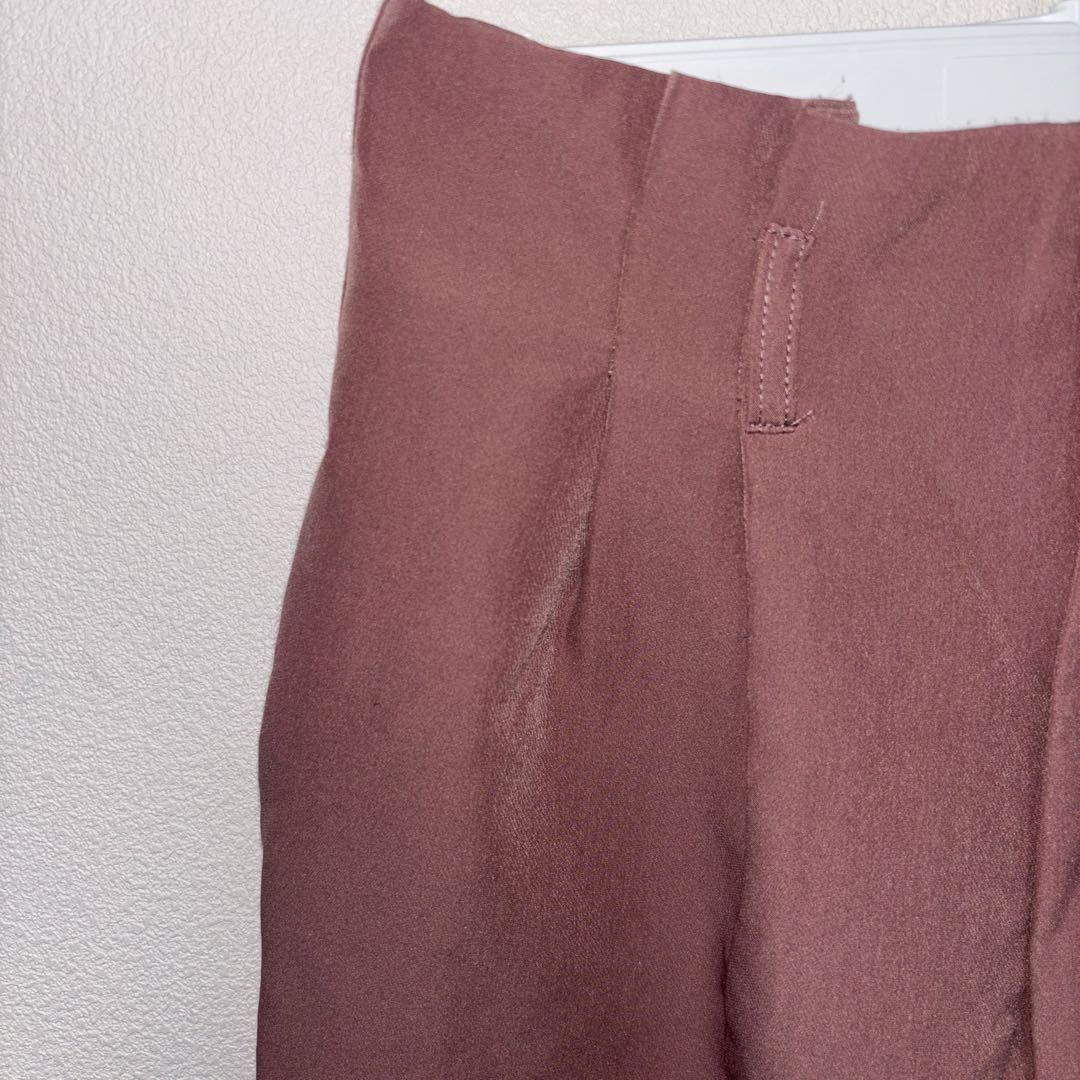 INGNI ハイウェストワイドパンツ F くすりピンク　d693 4