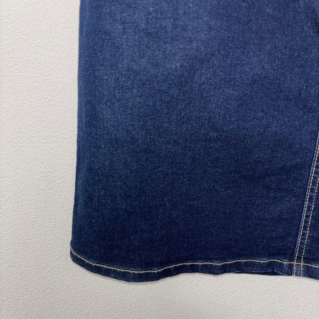 WEGO 濃紺デニムミニスカート L ストレッチ有 d676 5