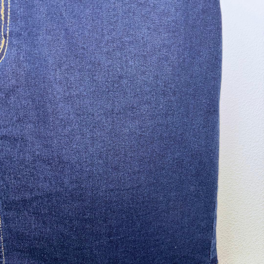 WEGO 濃紺デニムミニスカート L ストレッチ有 d676 7