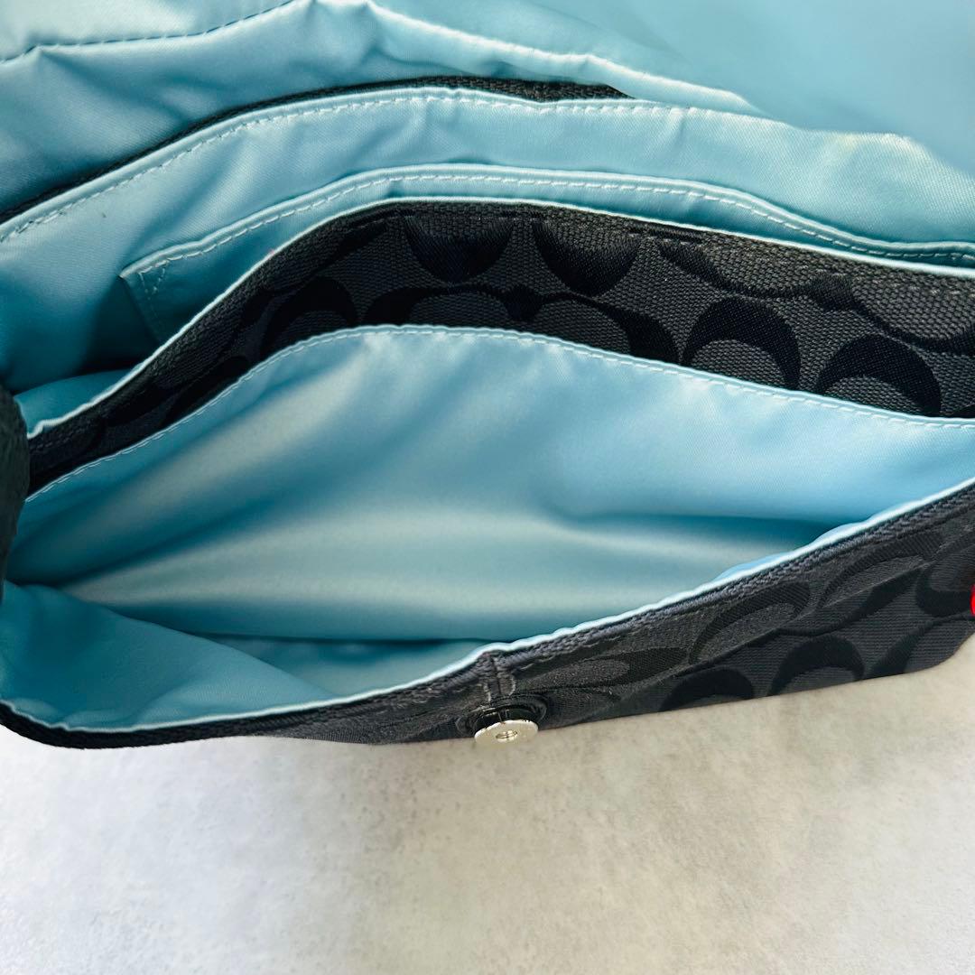 Y2K COACH Signature Hobo Flap Bag 14