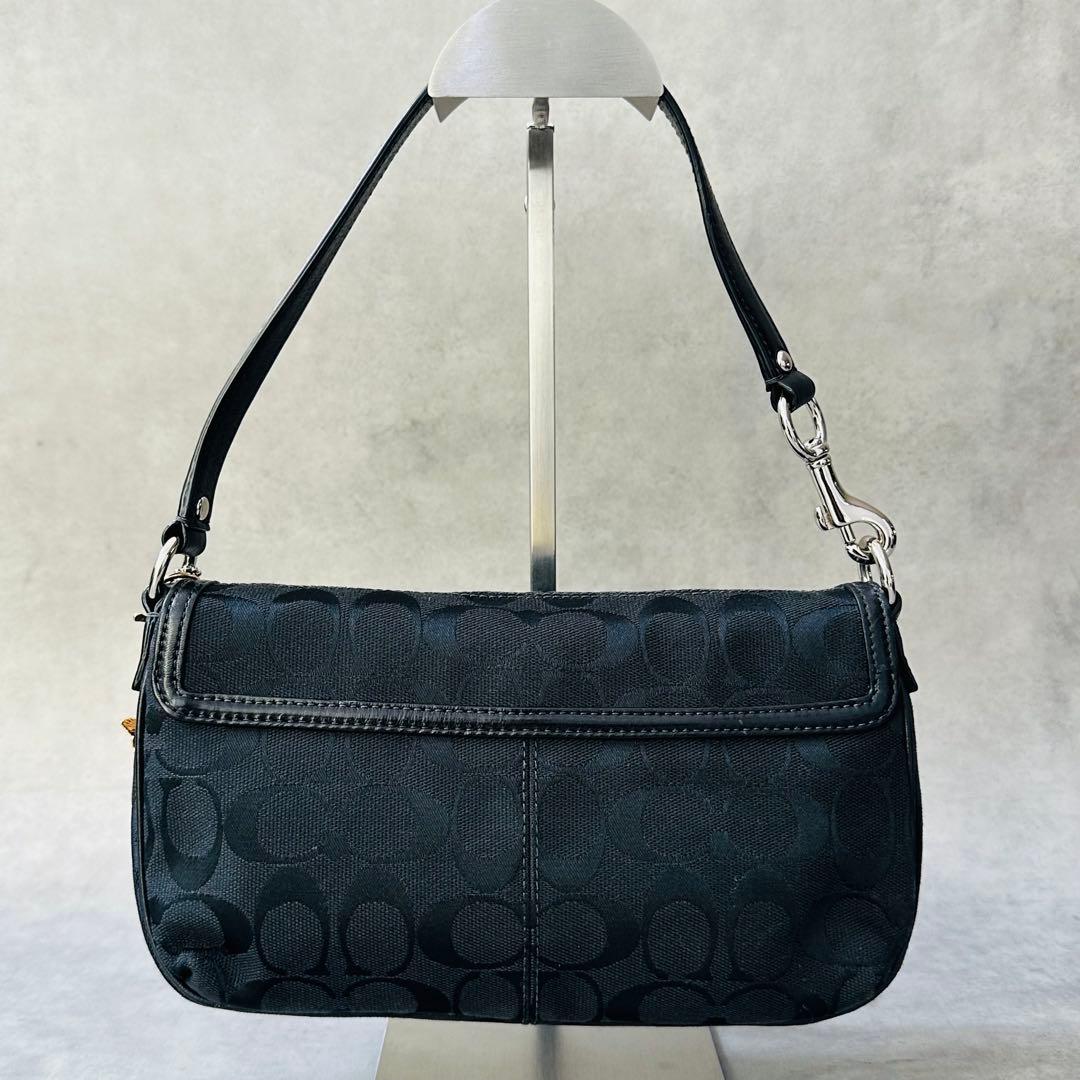 Y2K COACH Signature Hobo Flap Bag 4