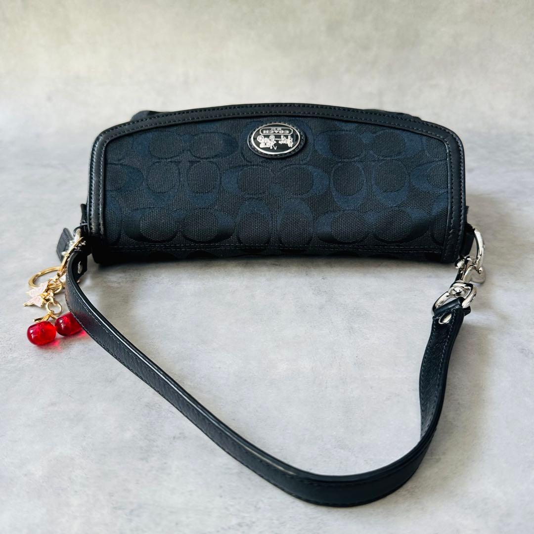 Y2K COACH Signature Hobo Flap Bag 8