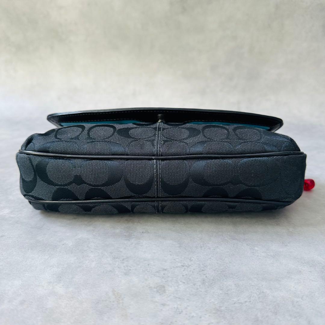 Y2K COACH Signature Hobo Flap Bag 9