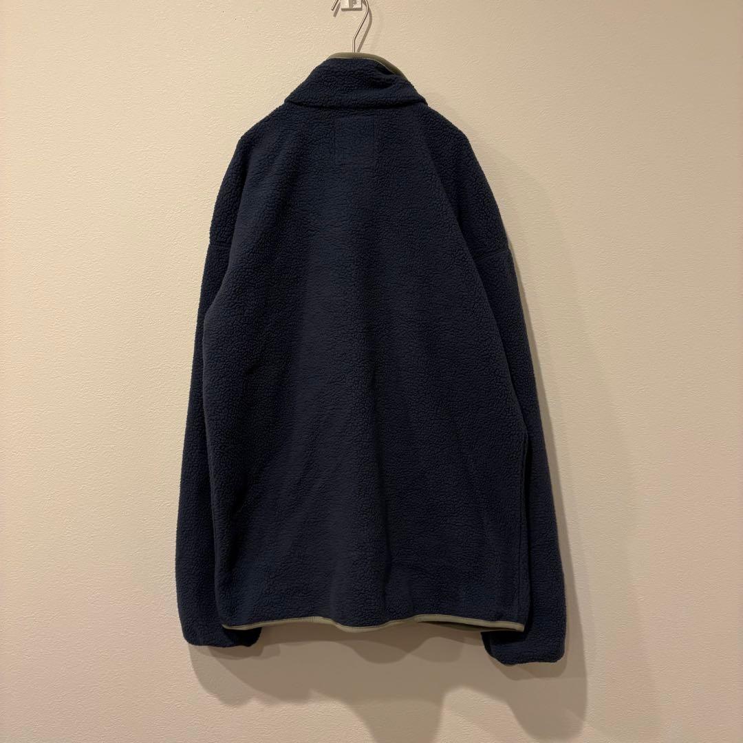 コロンビア フリースジャケット ボア ハーフボタン 紺 ネイビー　S メンズ　M 7