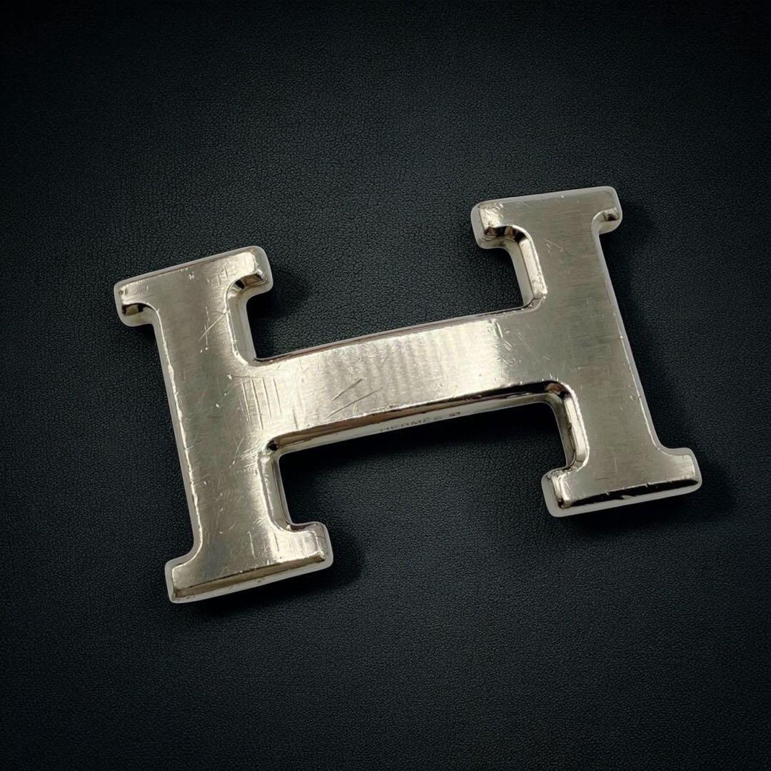 良品✨ エルメス コンスタンス ベルトバックル シルバー 2