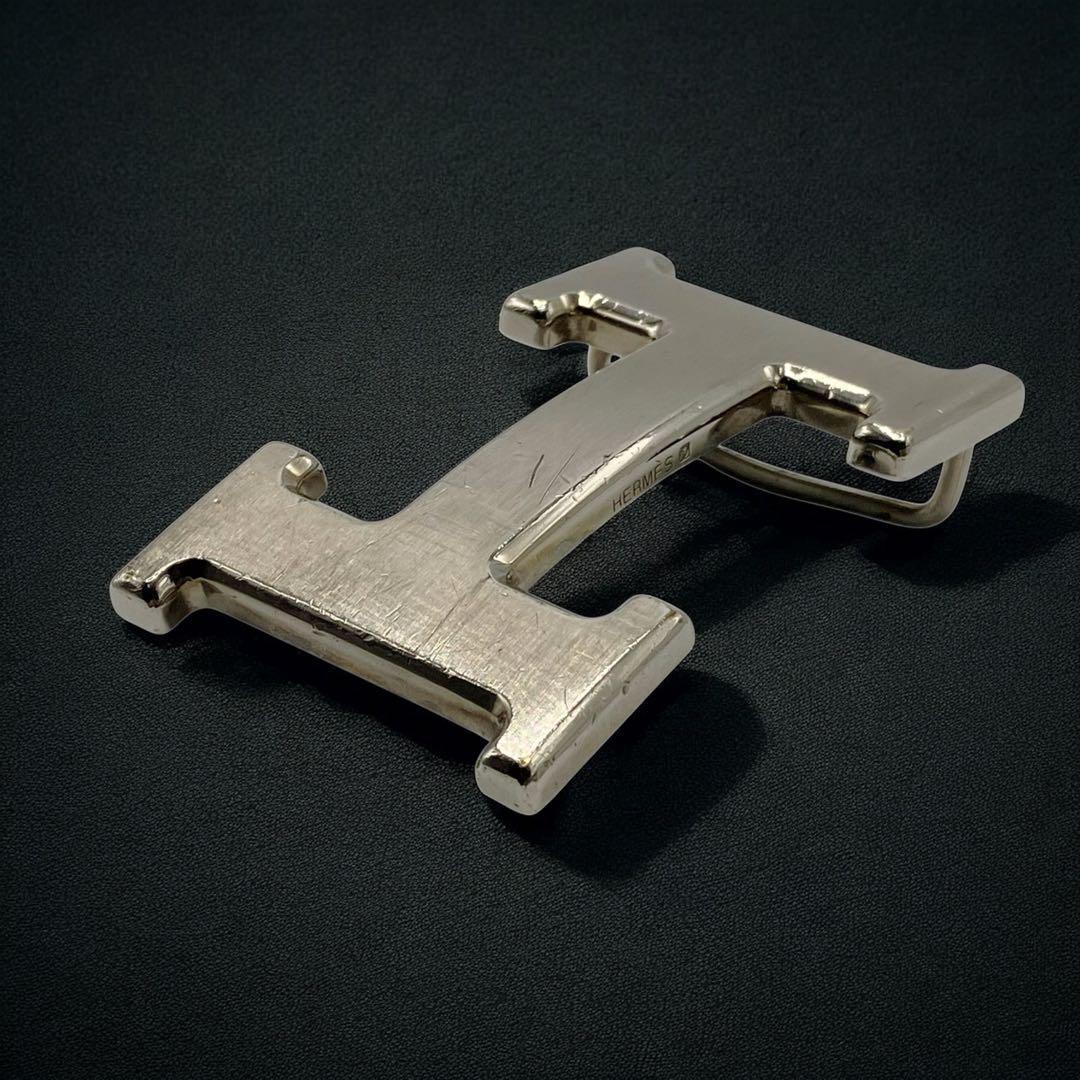 良品✨ エルメス コンスタンス ベルトバックル シルバー 4