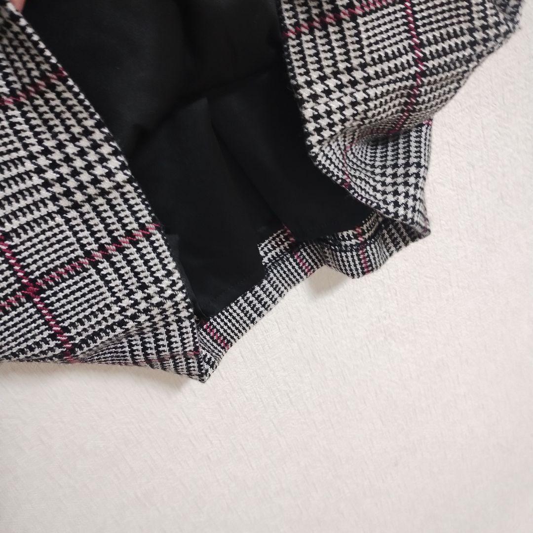 MISCH MASCH ミッシュマッシュ 刺繍付きひざ丈ワンピース M 異素材 4