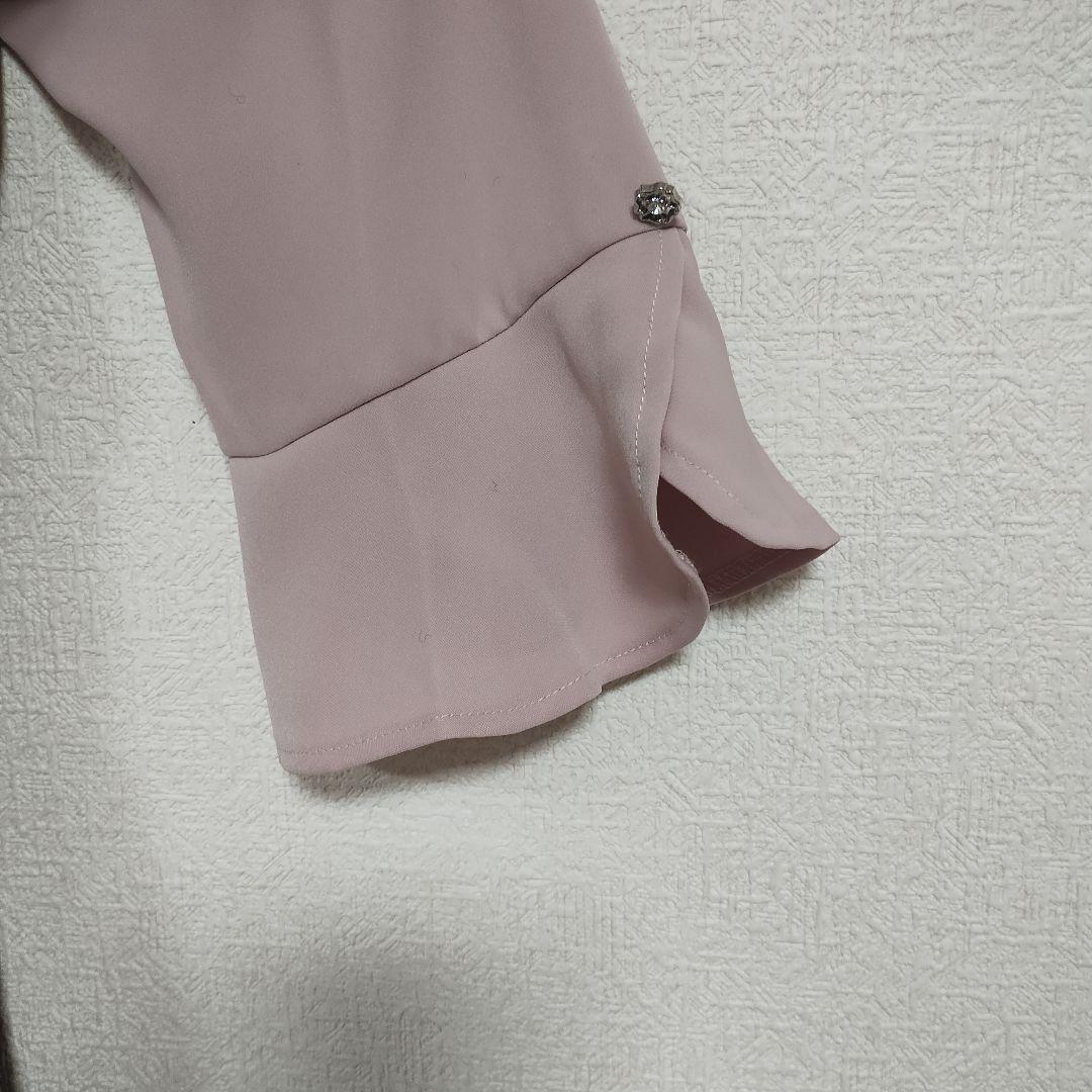 MISCH MASCH ミッシュマッシュ 刺繍付きひざ丈ワンピース M 異素材 10