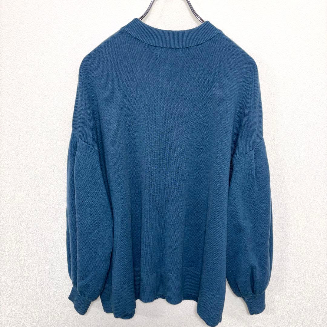 PAGEBOY バルーン袖ブルーカーディガン ゆったりFサイズd680 11