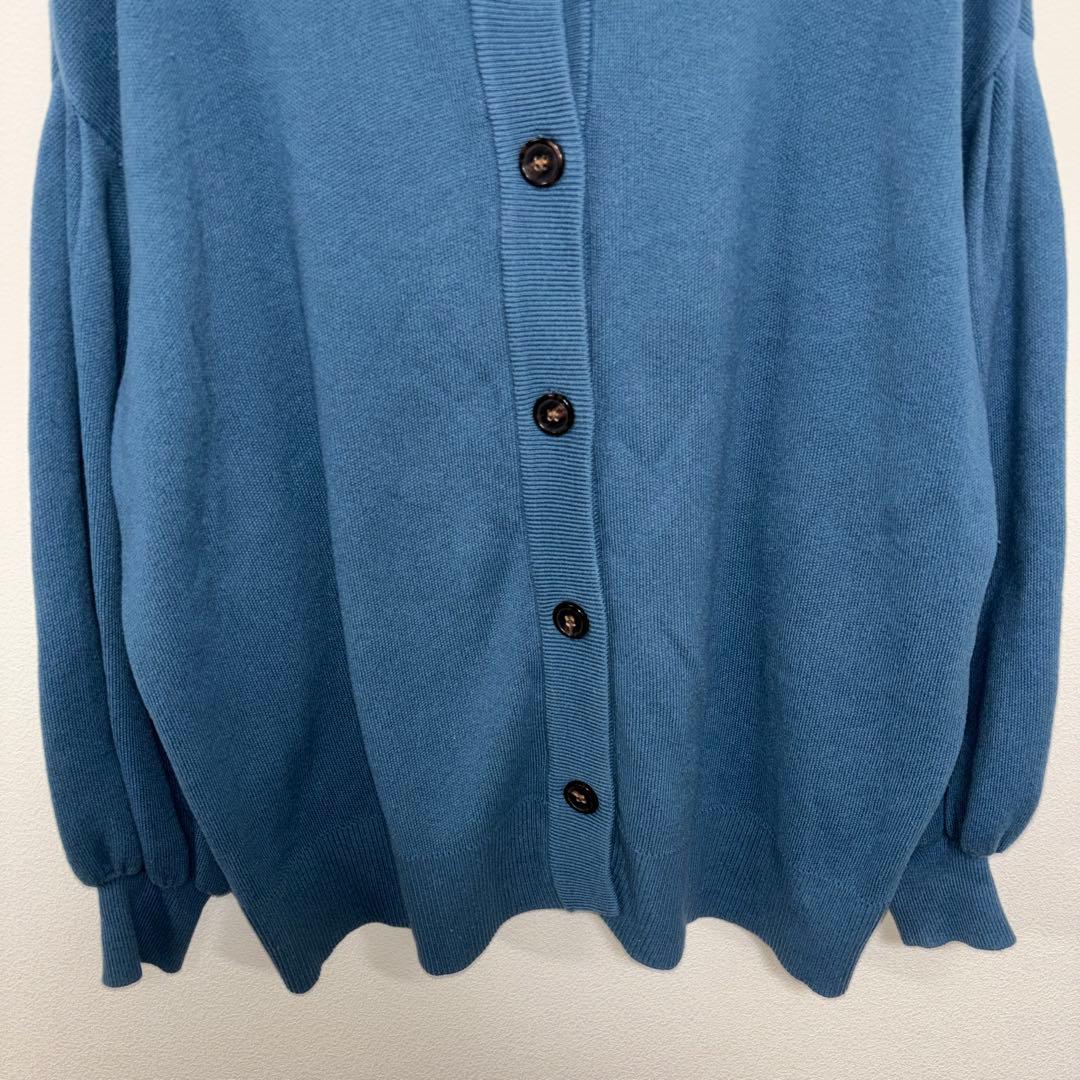 PAGEBOY バルーン袖ブルーカーディガン ゆったりFサイズd680 10