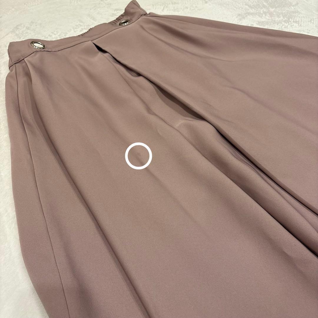 . r.p.s ロング　フレアスカート ロング　ベージュ M相当　膝下　無地 7