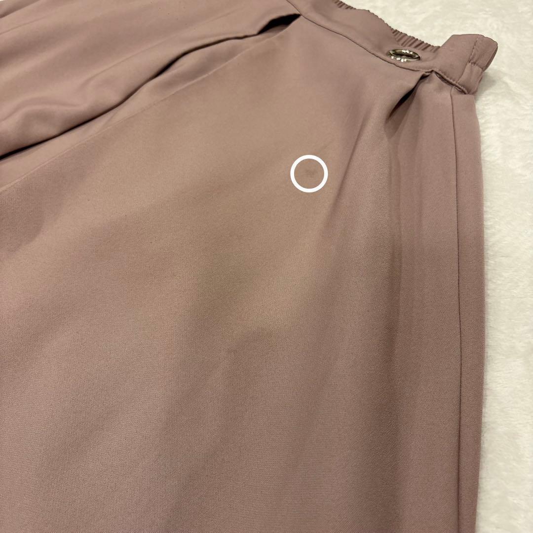 . r.p.s ロング　フレアスカート ロング　ベージュ M相当　膝下　無地 8