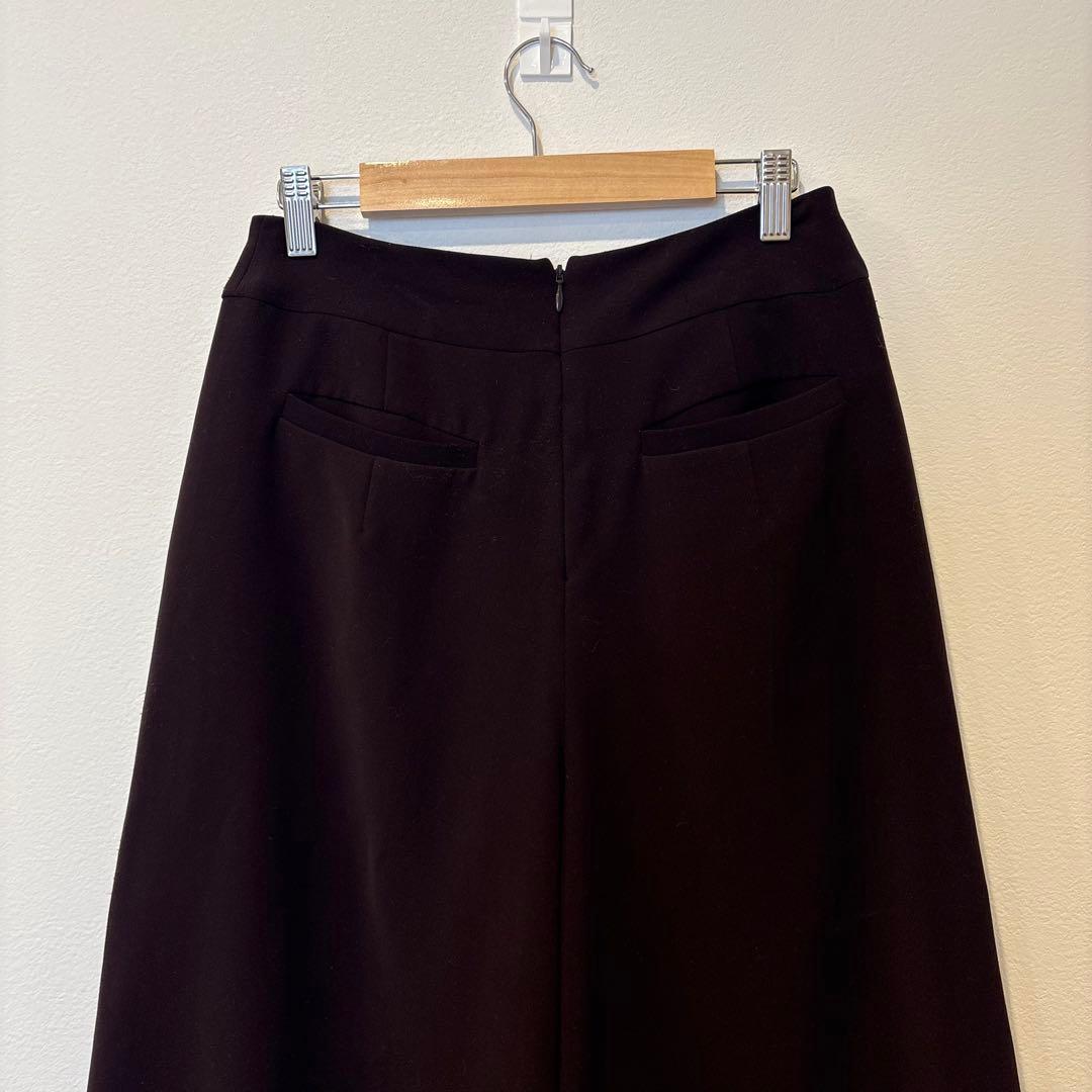 ローズバッド ガウチョパンツ ワイド 茶色　ブラウン M ゆったり 4