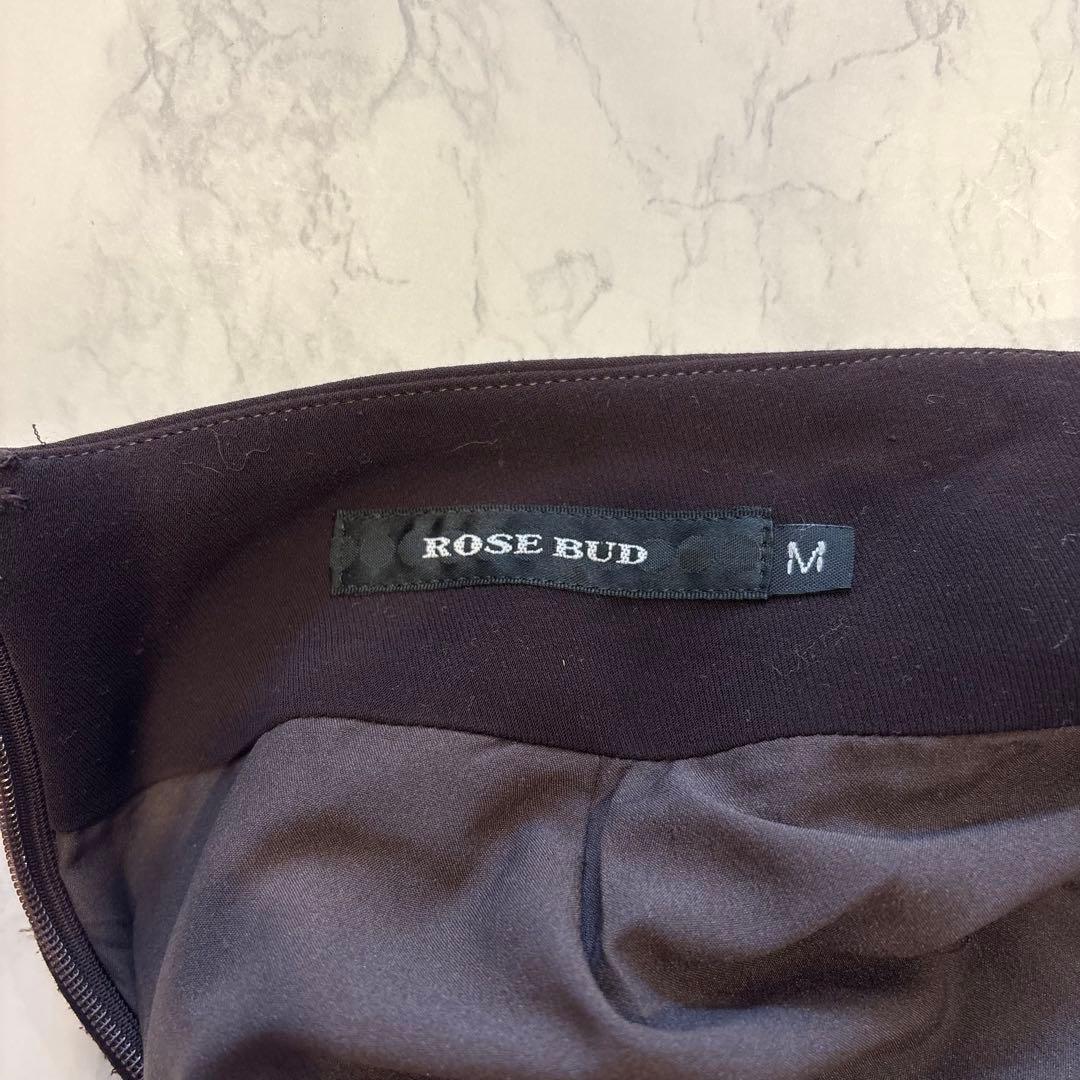 ローズバッド ガウチョパンツ ワイド 茶色　ブラウン M ゆったり 8