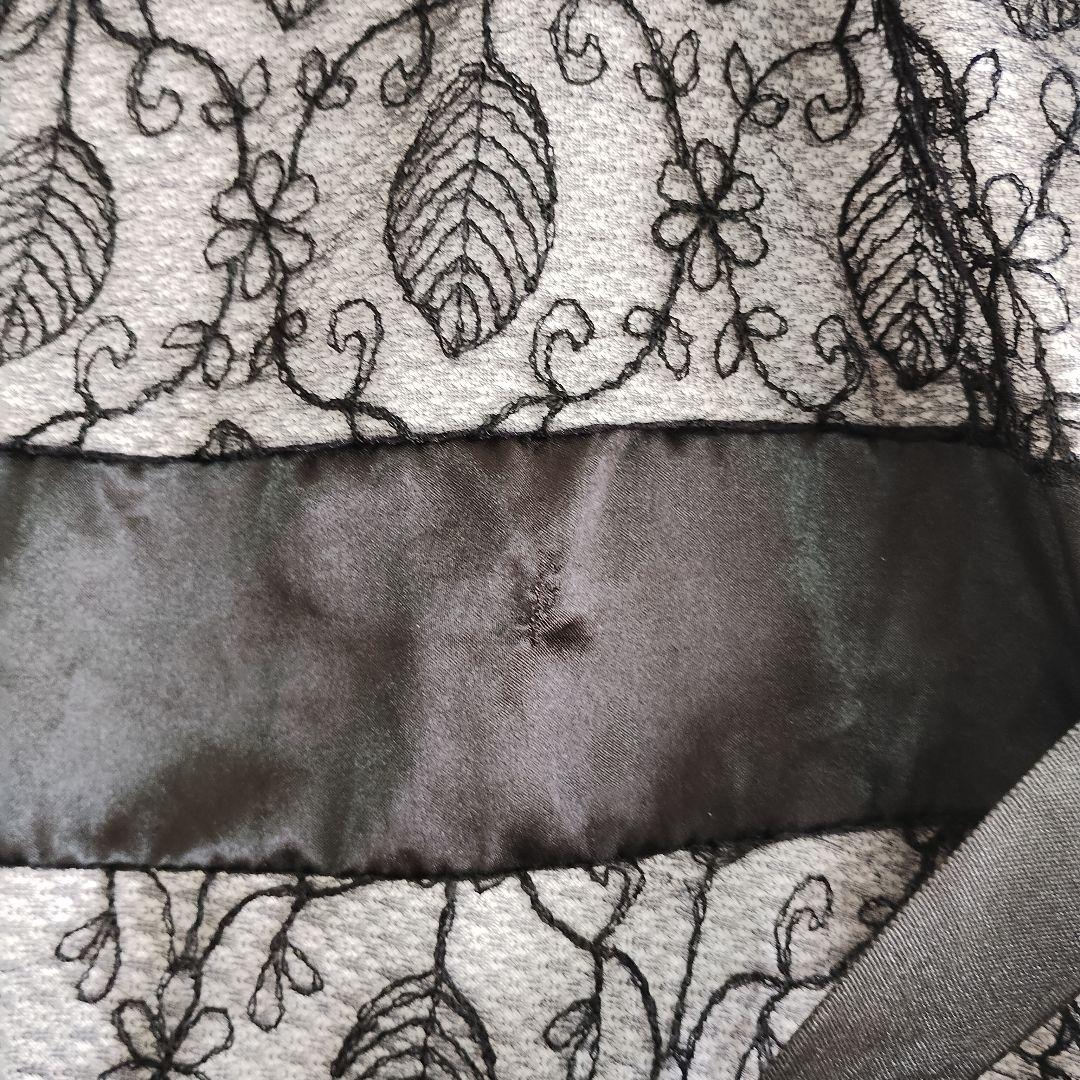 ブラックレースミニワンピース スリップドレス リボン 10