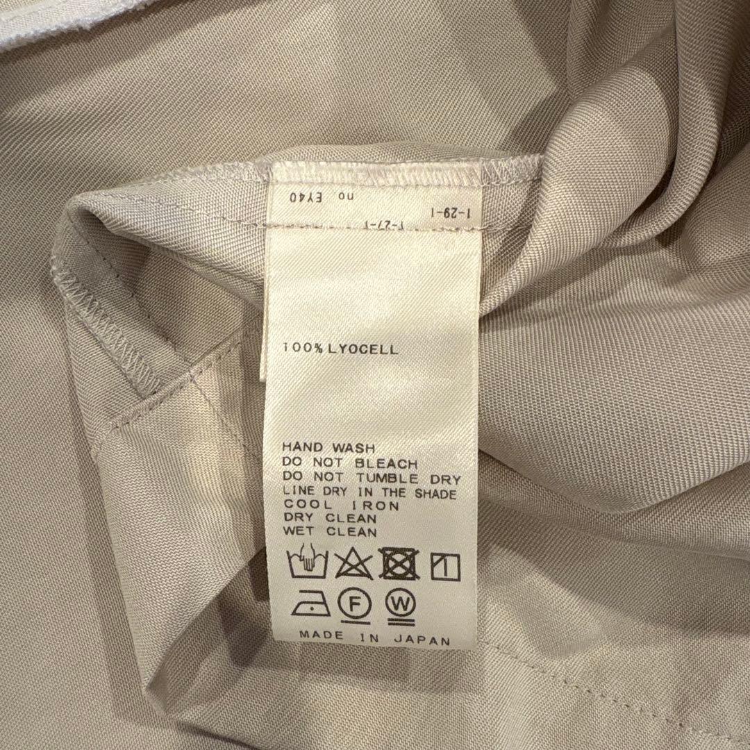 プラージュ ロング ガウン カーディガン　ベージュ リヨセル ゆったり羽織り 7