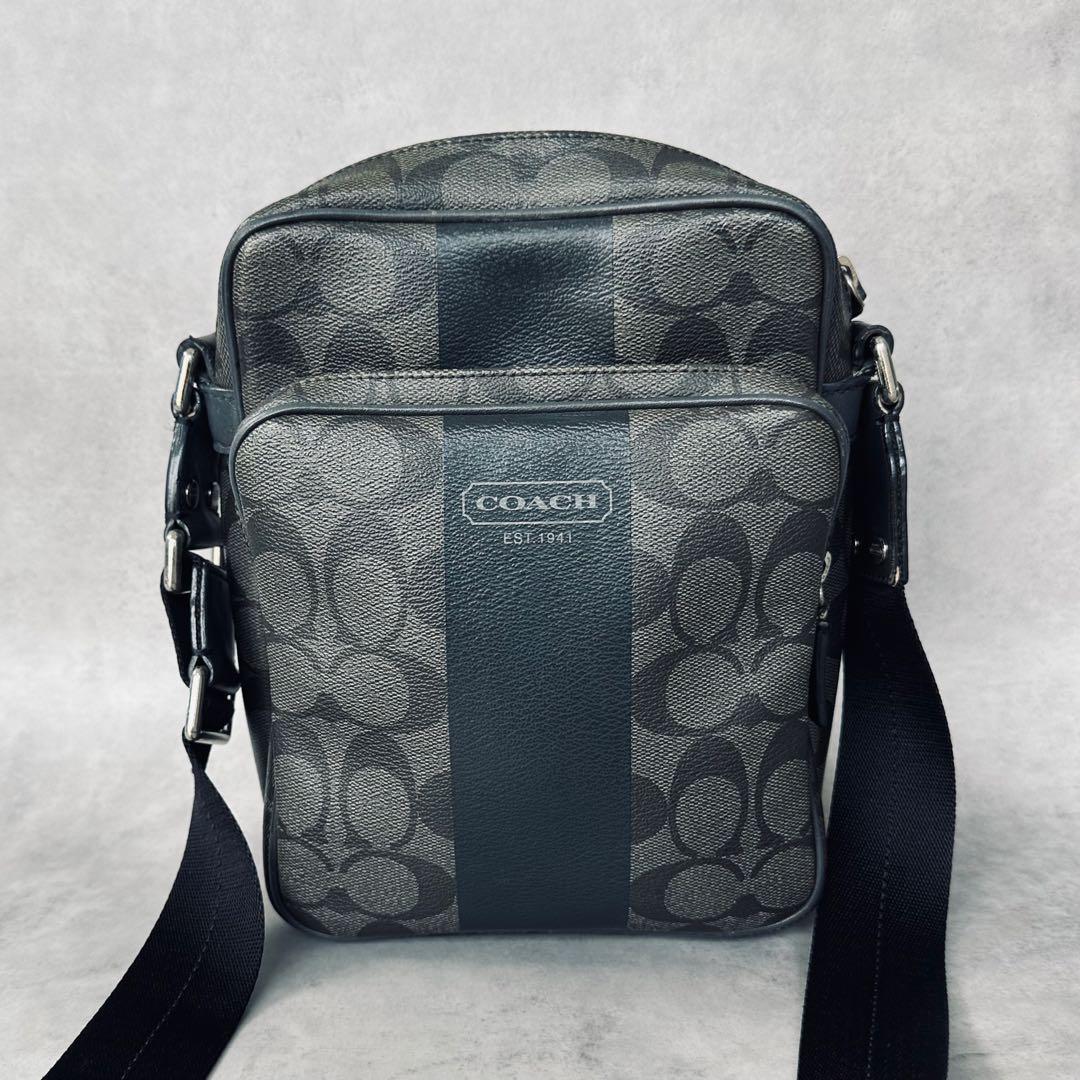 COACH Heritage Striped Flight Bag 2