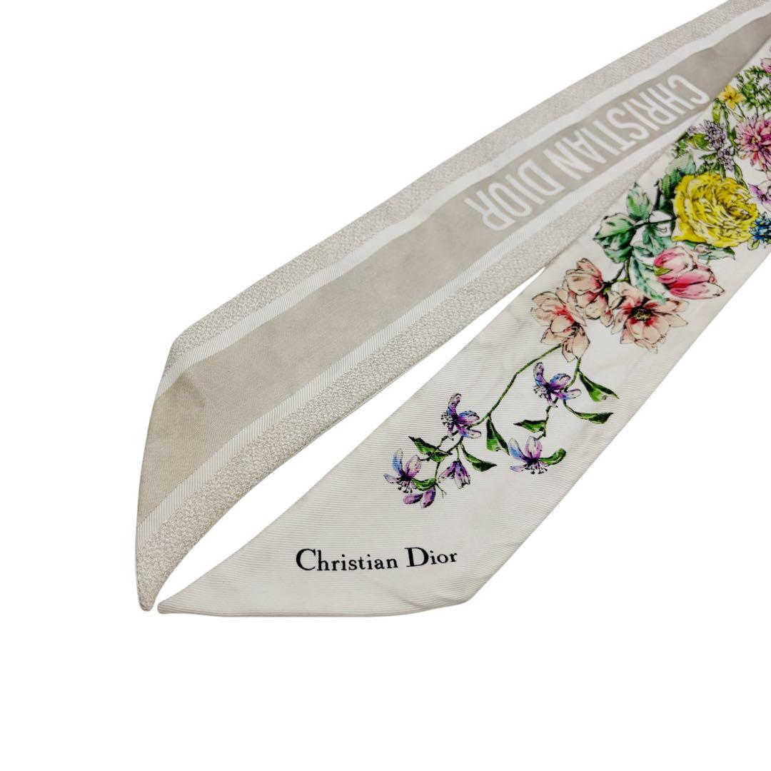 ⭐️良品⭐️ ディオール D-フローラル ミッツァ スカーフ 花柄 3