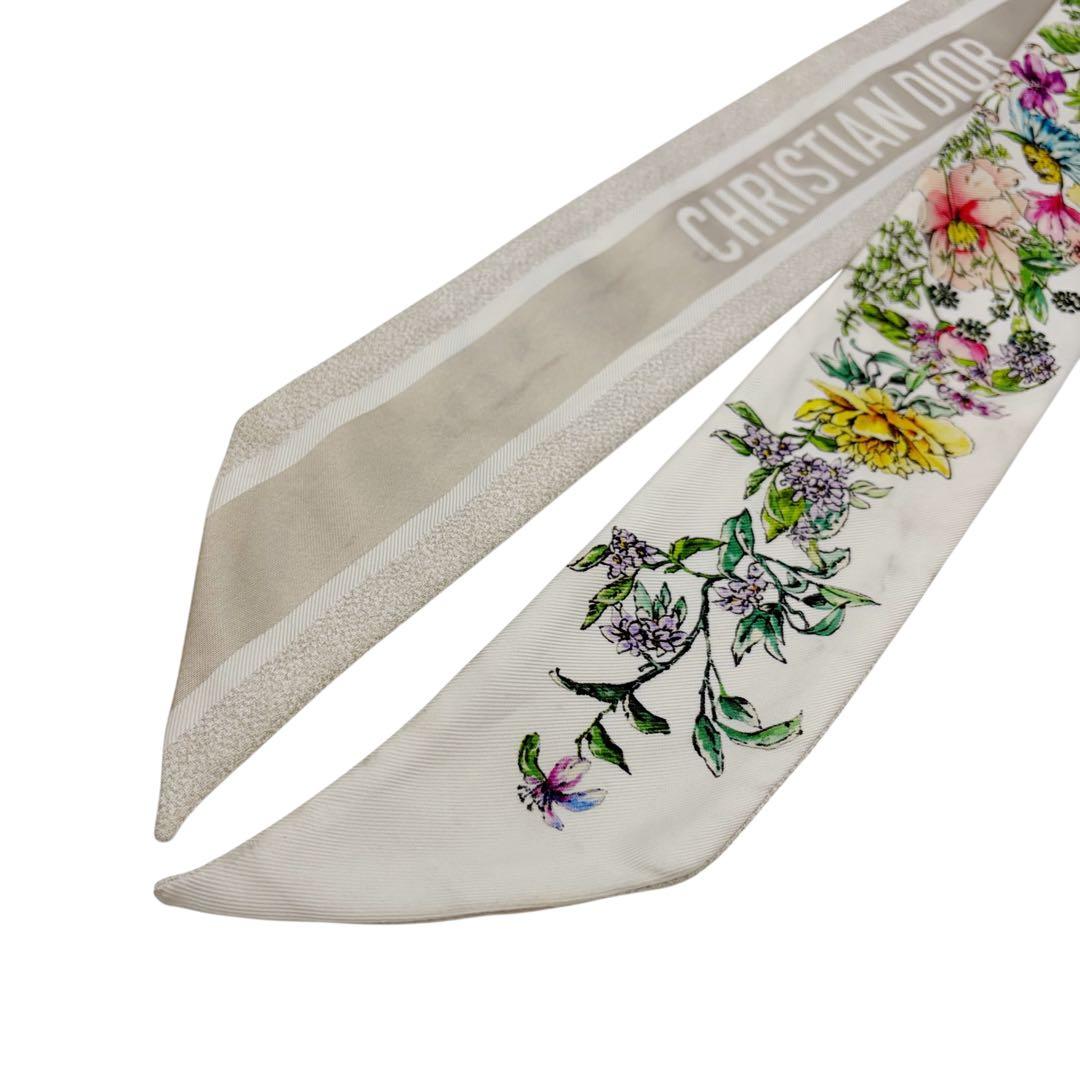 ⭐️良品⭐️ ディオール D-フローラル ミッツァ スカーフ 花柄 5