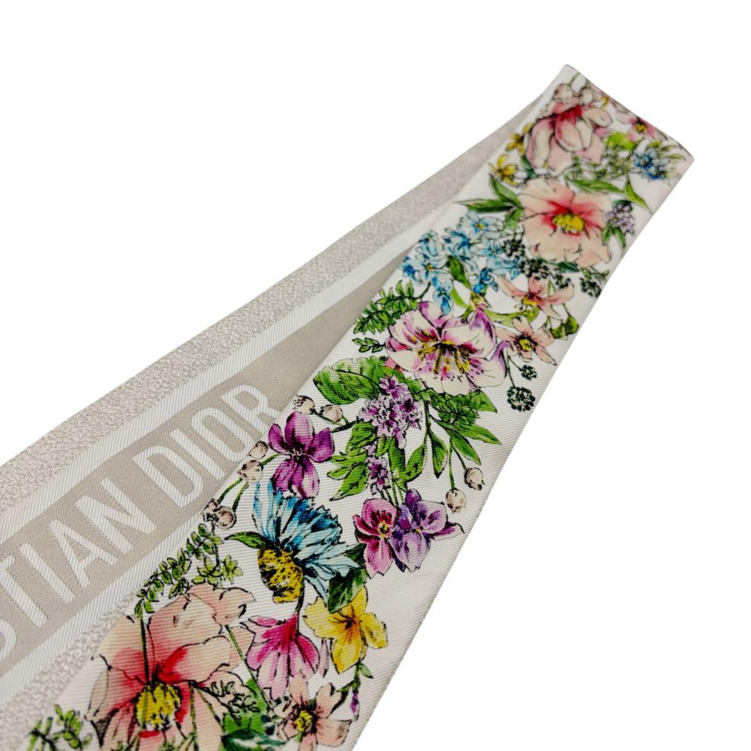 ⭐️良品⭐️ ディオール D-フローラル ミッツァ スカーフ 花柄 6