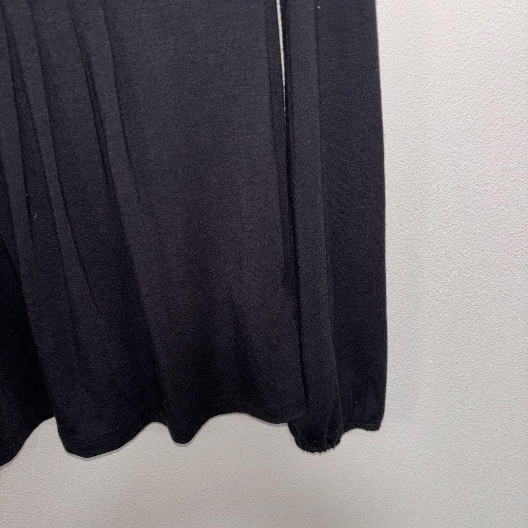 EGOIST ブラックVネック チュニック S相当Aラインe062 9