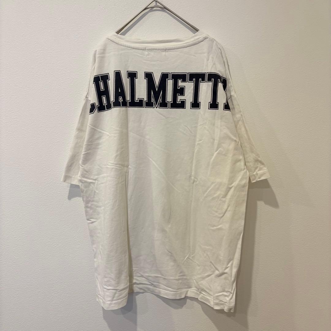 ニコアンド 半袖Tシャツ バックロゴ ビッグシルエット 白　ホワイト L 5