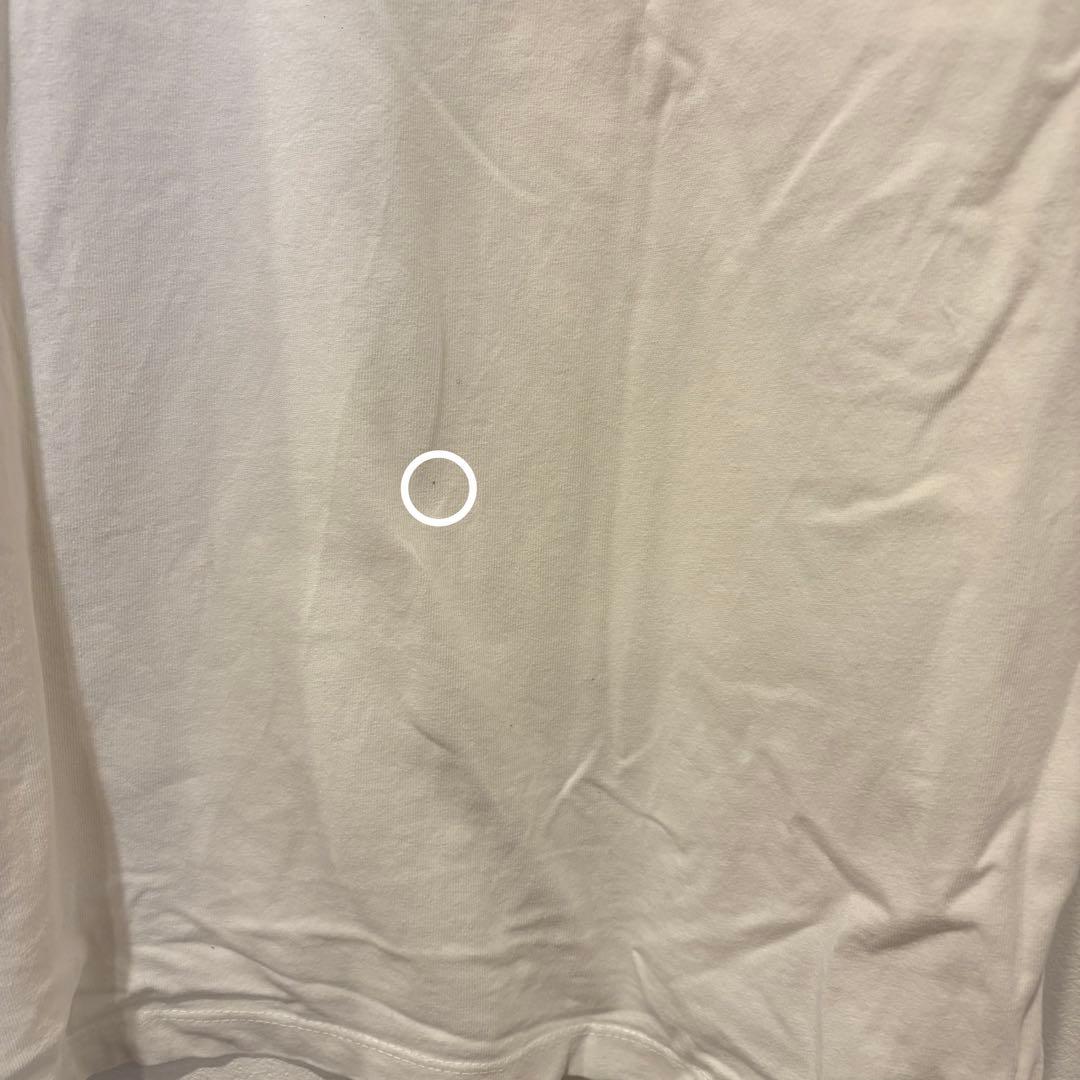 ニコアンド 半袖Tシャツ バックロゴ ビッグシルエット 白　ホワイト L 6