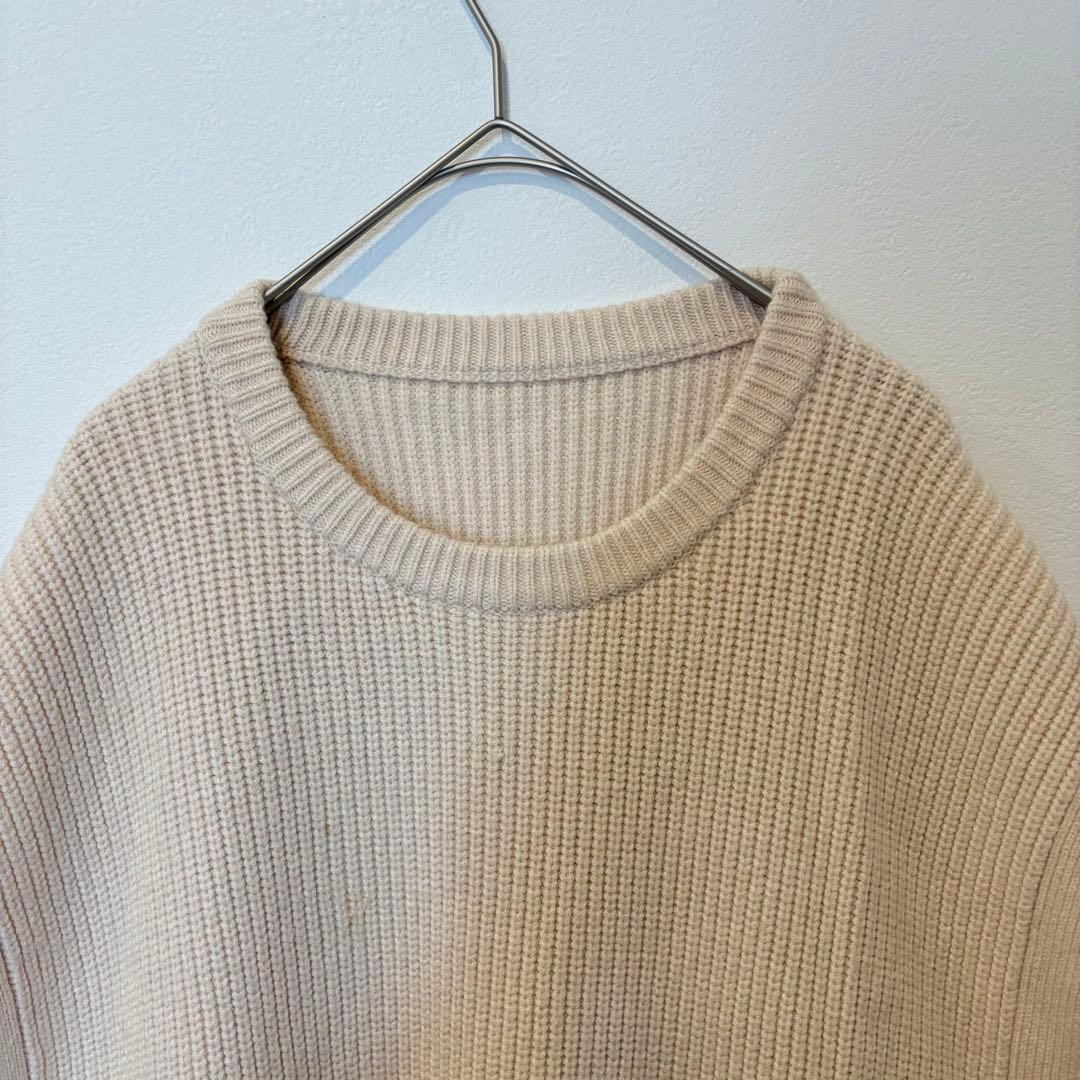 アズールエンカント ニットベスト アイボリー　ベージュ M リボン　ノースリーブ 2
