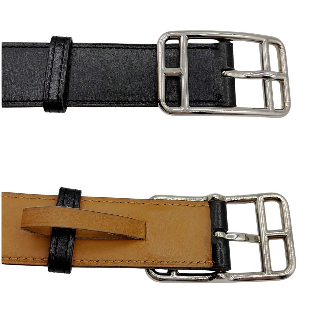 ⭐️美品⭐️ エルメス ベルト ケープゴット 75 シルバーバックル 8