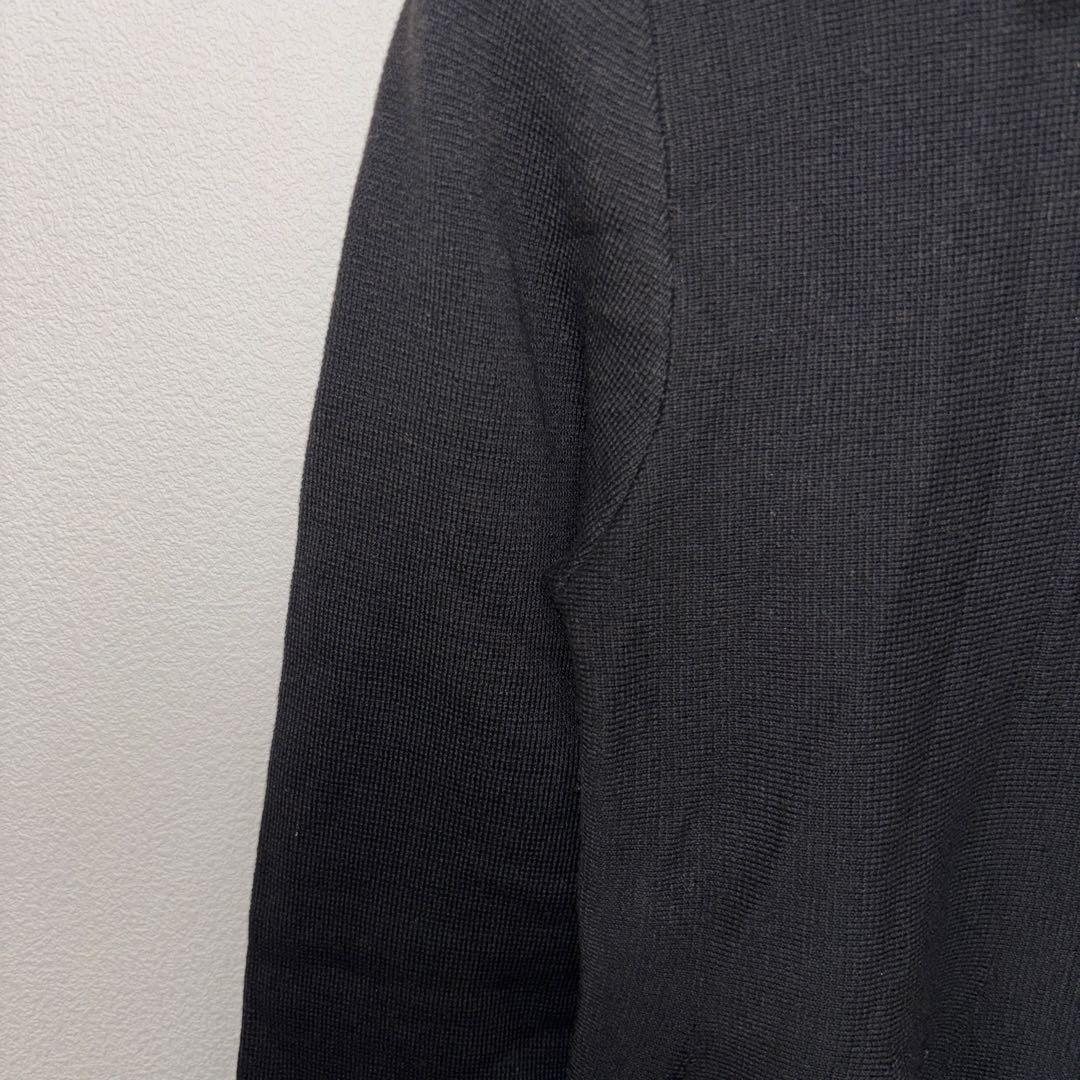 Chico ブラック ポロニットミニワンピース Fサイズ　d688 5