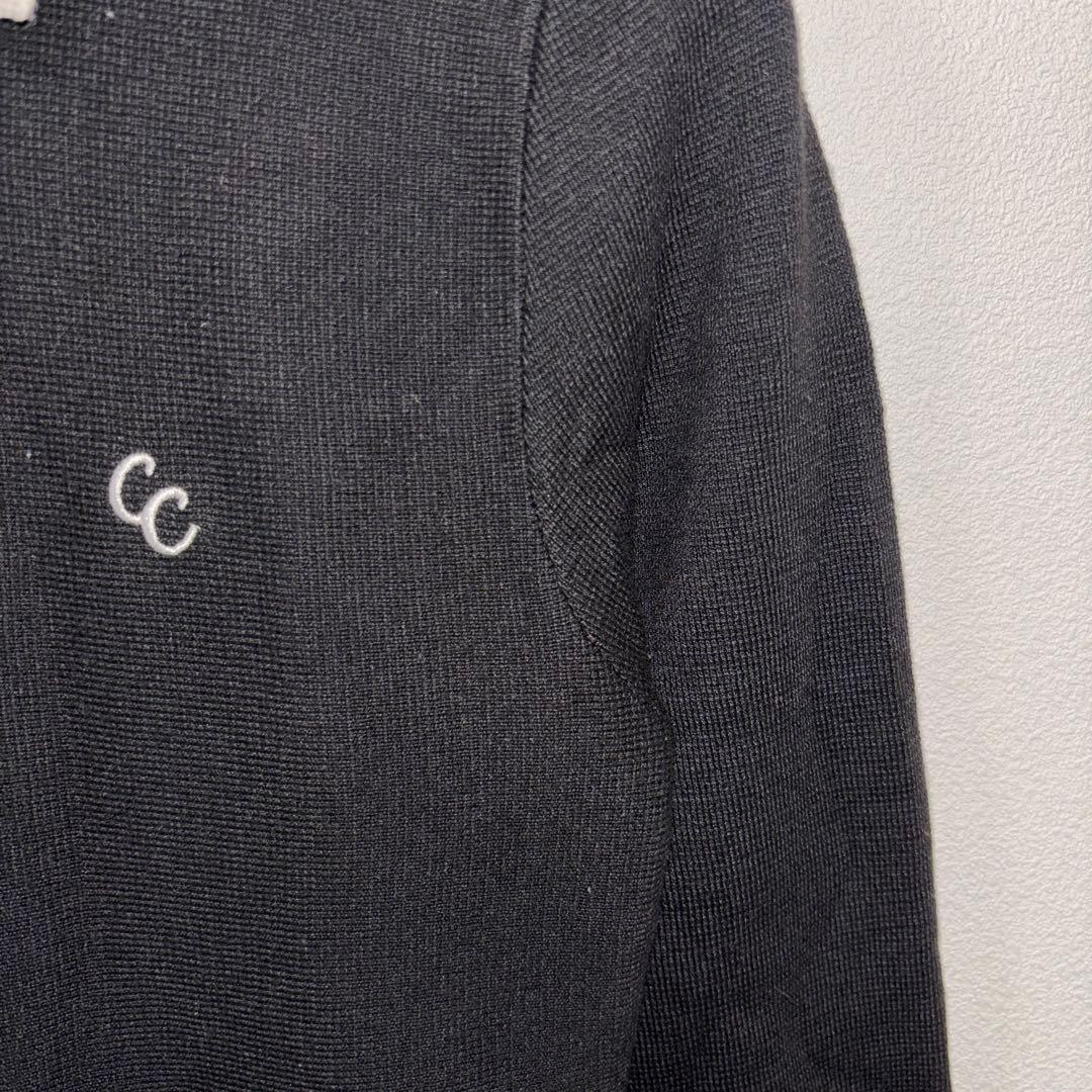 Chico ブラック ポロニットミニワンピース Fサイズ　d688 8