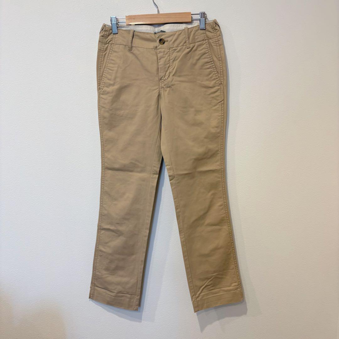 ギャップ チノパン ストレッチ ベージュ スリム メンズ S 無地　カジュアル