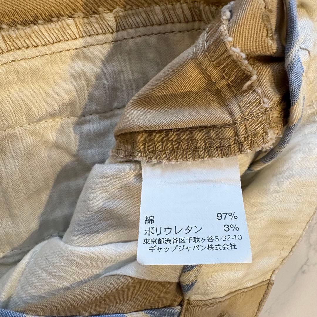 ギャップ チノパン ストレッチ ベージュ スリム メンズ S 無地　カジュアル 7