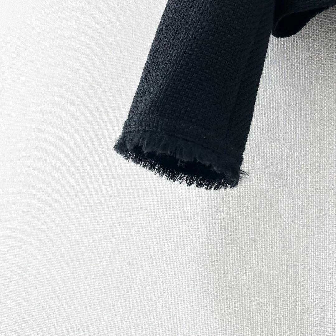 ANAYI アナイ　ウールプリペラポケット ジャケット　ネイビー　38 4