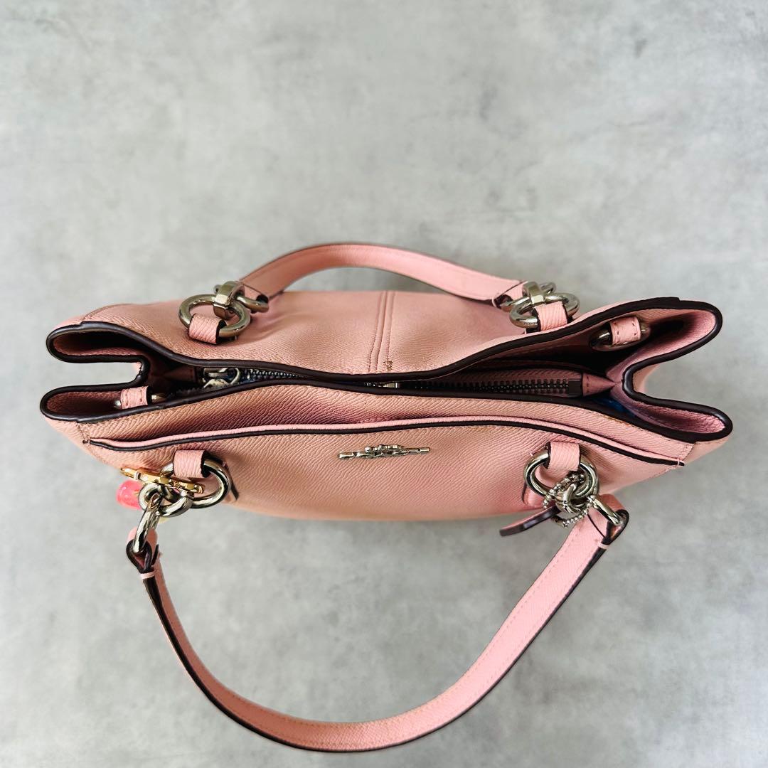 Y2K COACH PINK Minetta Crossbody Handbag 12