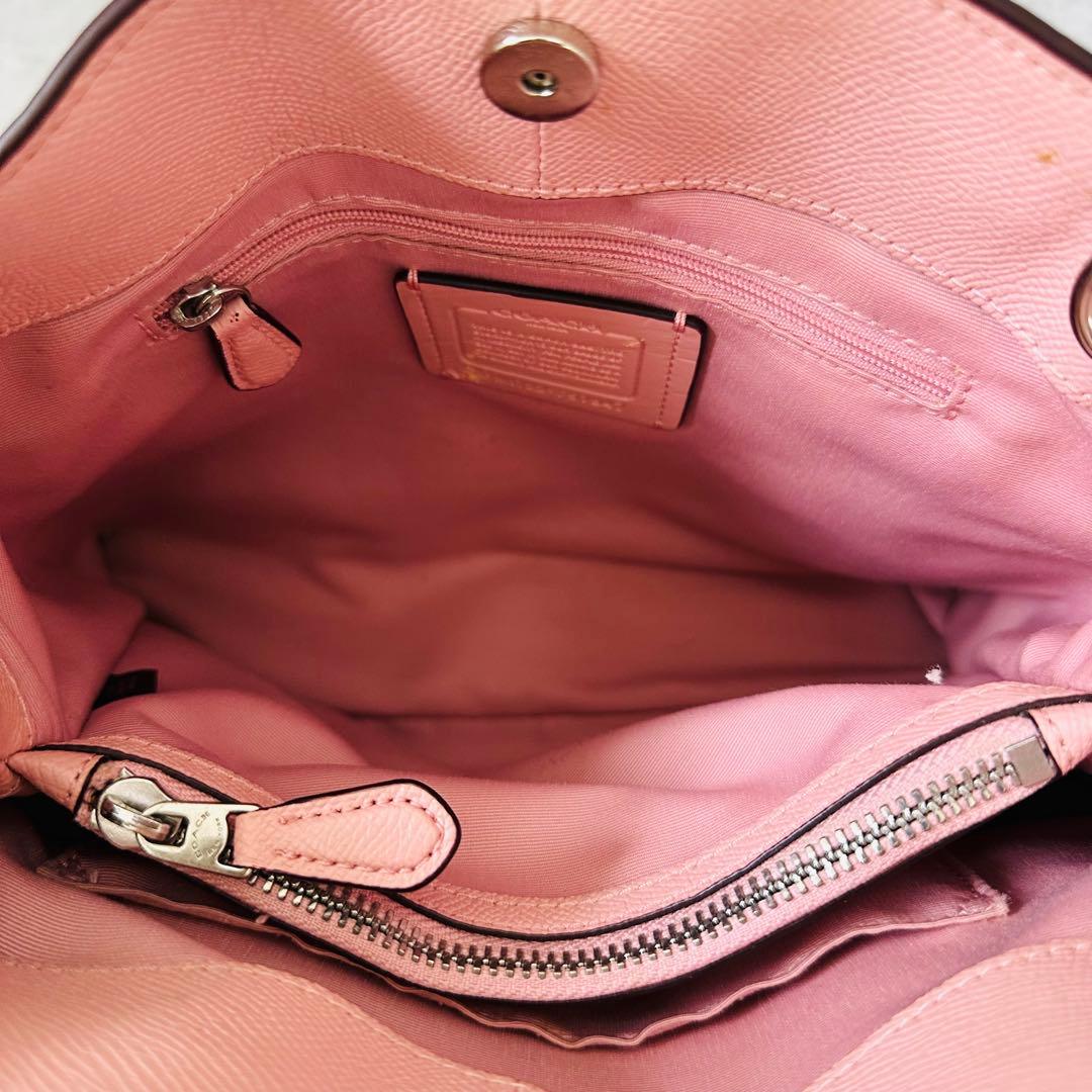 Y2K COACH PINK Minetta Crossbody Handbag 13