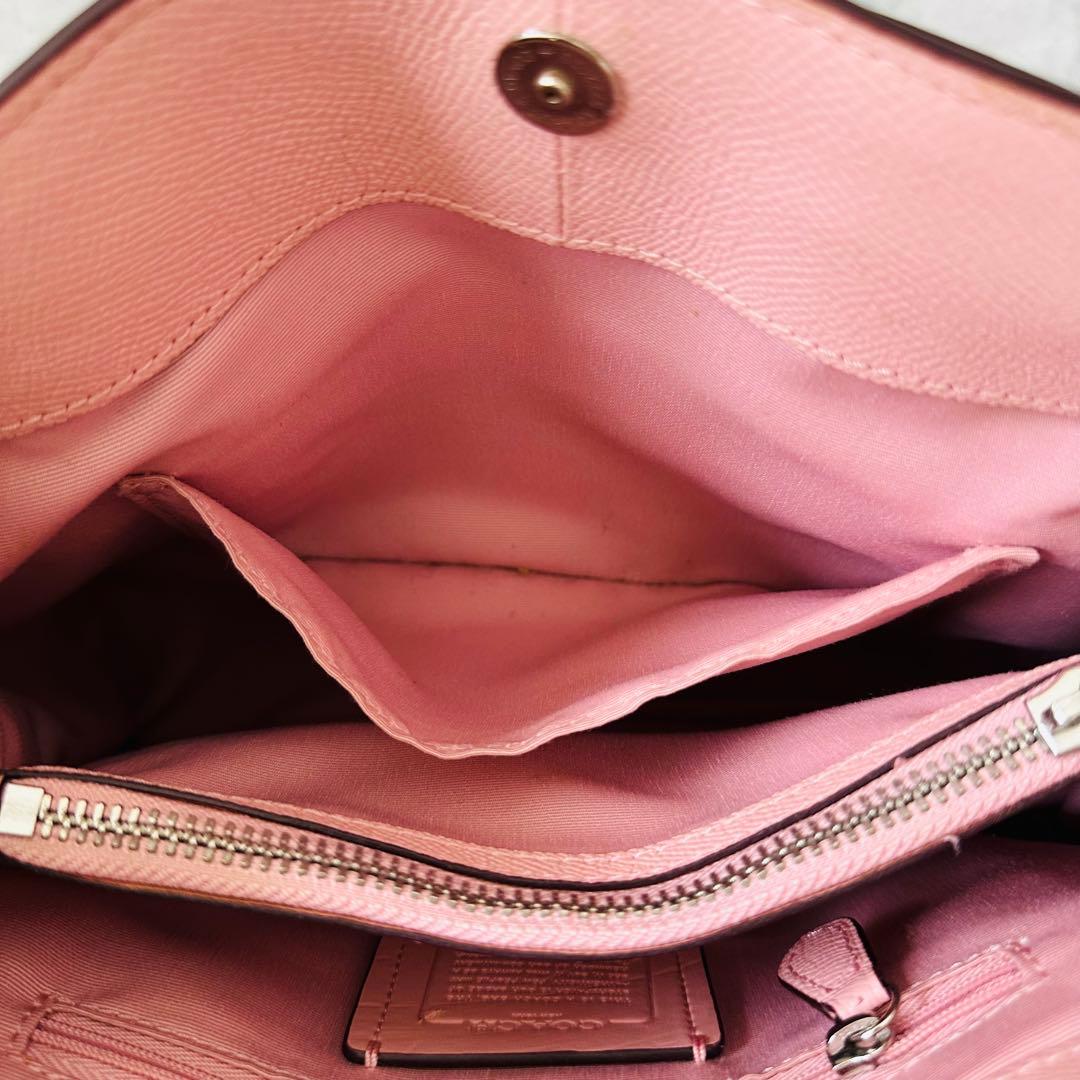 Y2K COACH PINK Minetta Crossbody Handbag 16