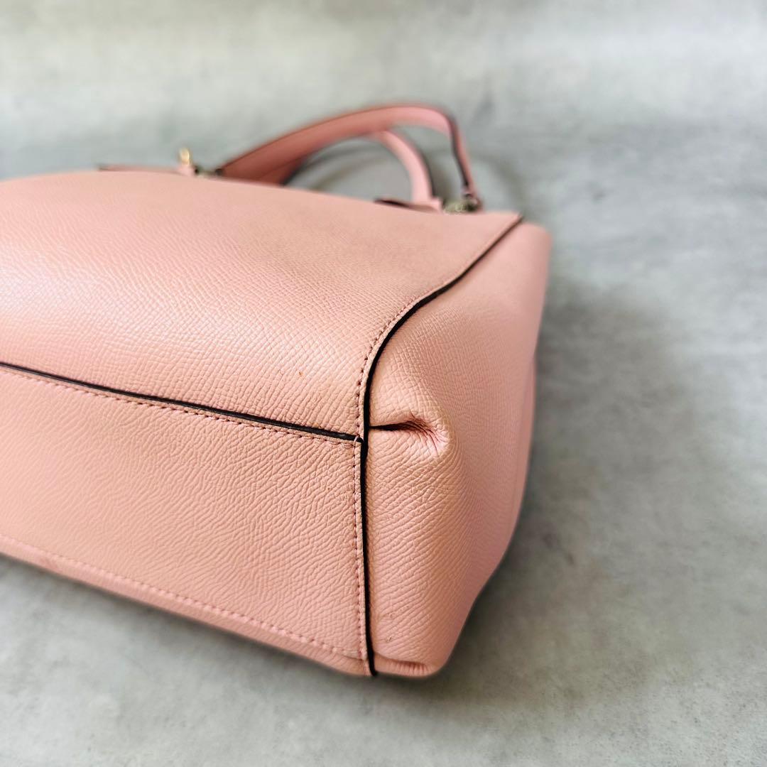 Y2K COACH PINK Minetta Crossbody Handbag 9