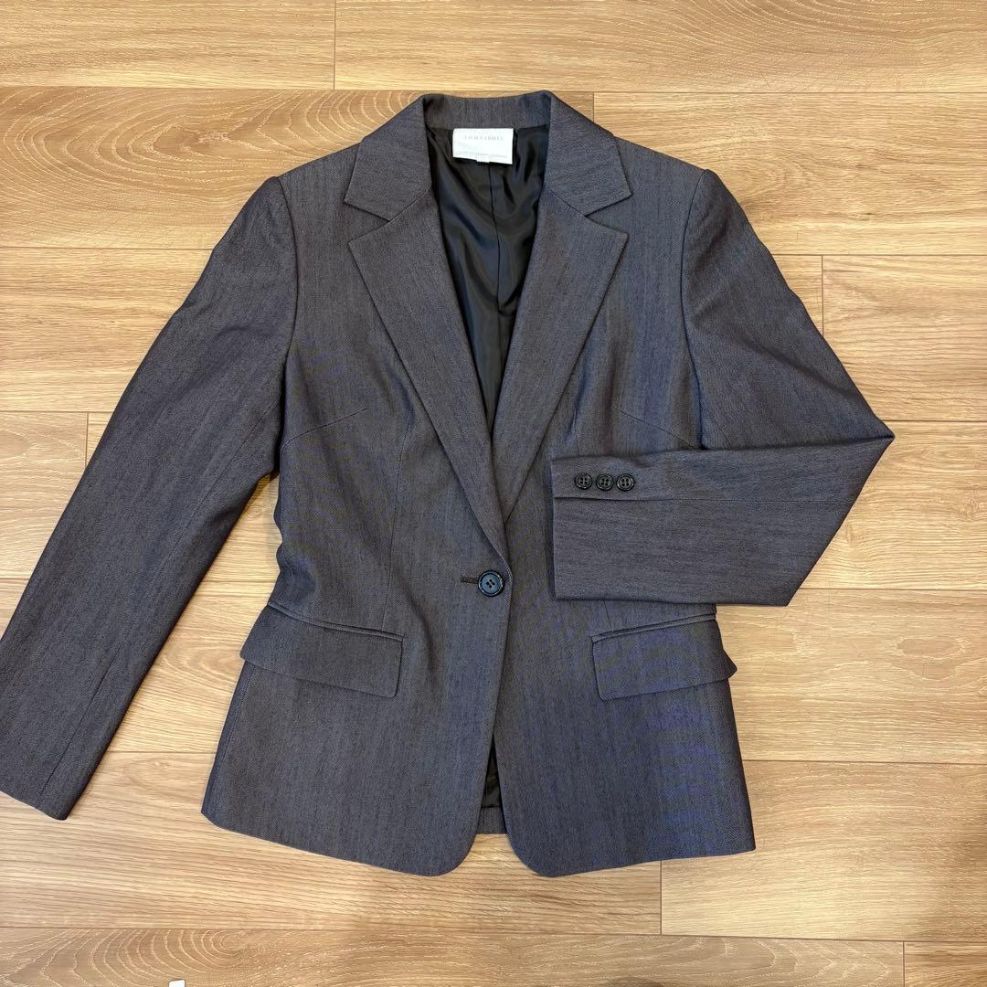 .EMMA JAMES テーラードジャケット ストレッチ 灰色　グレー 9