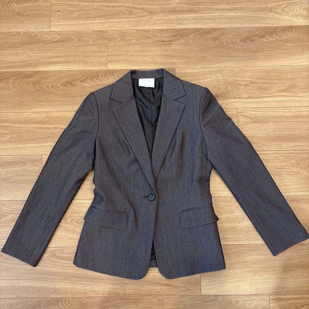 .EMMA JAMES テーラードジャケット ストレッチ 灰色　グレー 9 3