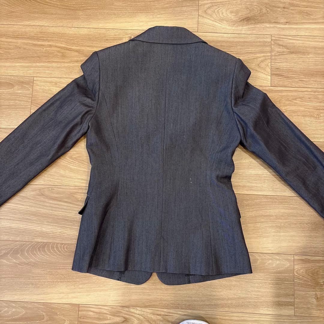 .EMMA JAMES テーラードジャケット ストレッチ 灰色　グレー 9 6