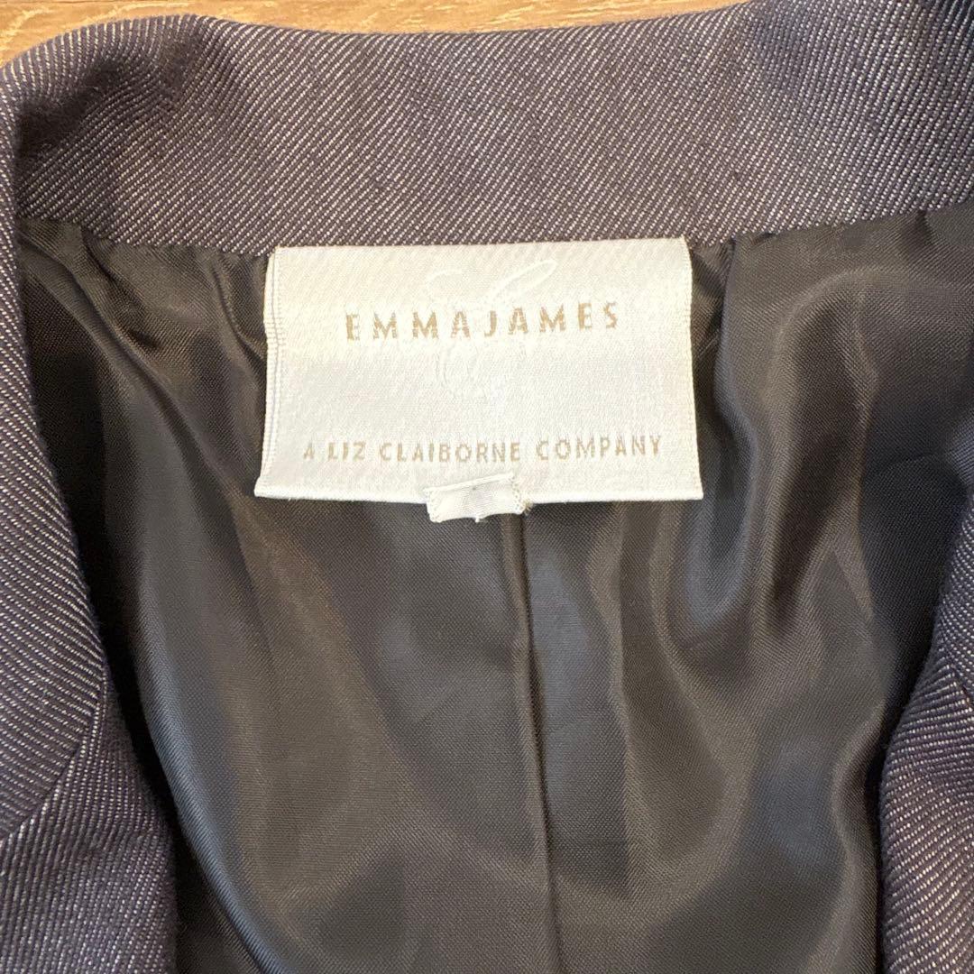 .EMMA JAMES テーラードジャケット ストレッチ 灰色　グレー 9 7