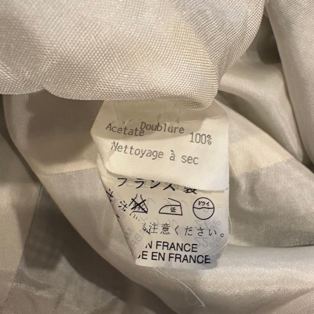 アランマヌキャン ジャケット チェック 千鳥柄 襟付き 長袖 40 フランス製 8