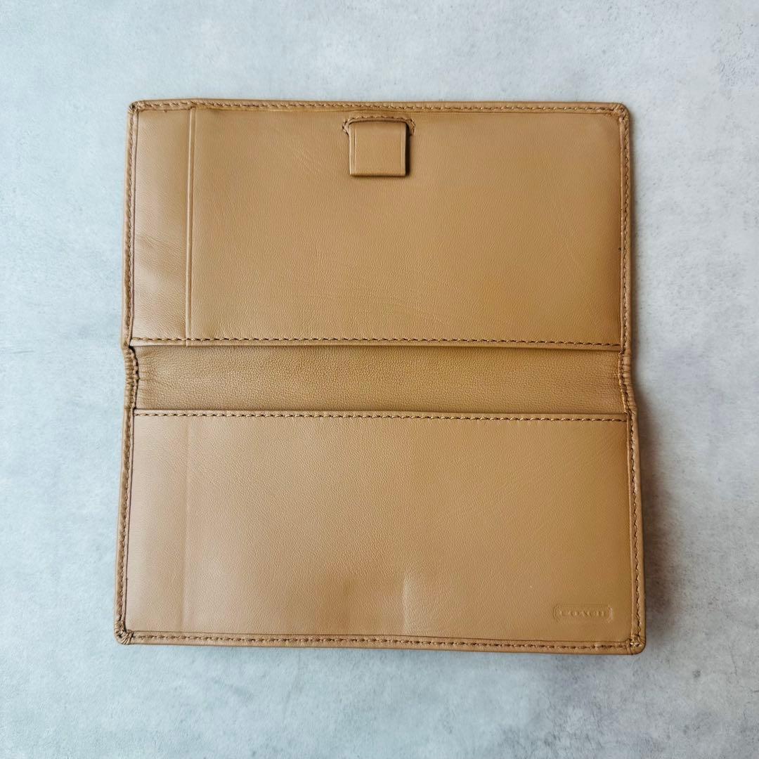Y2K COACH ホースキャリッジ　二つ折り長財布 札入れ パスポートケース 8