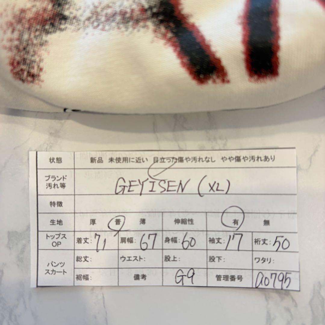 半袖Tシャツ ビッグシルエット プリント　白　ホワイト XL 大きいサイズ 10