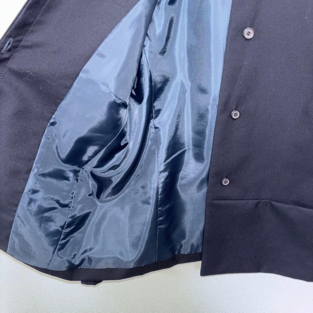 UNTITLED ブラックスーツジャケットビジネス肩パッド有 S日本製d717 12