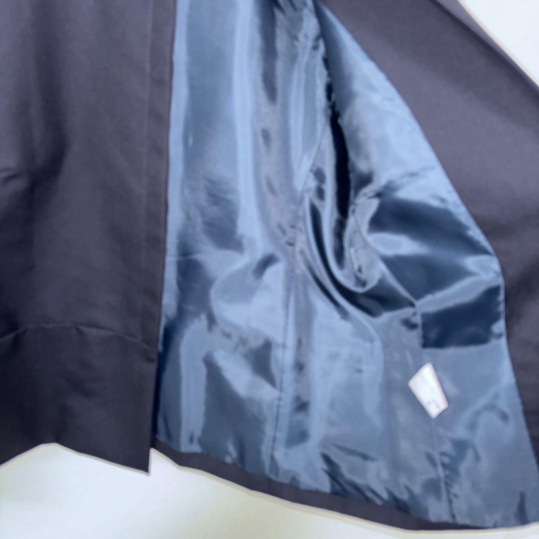 UNTITLED ブラックスーツジャケットビジネス肩パッド有 S日本製d717 13